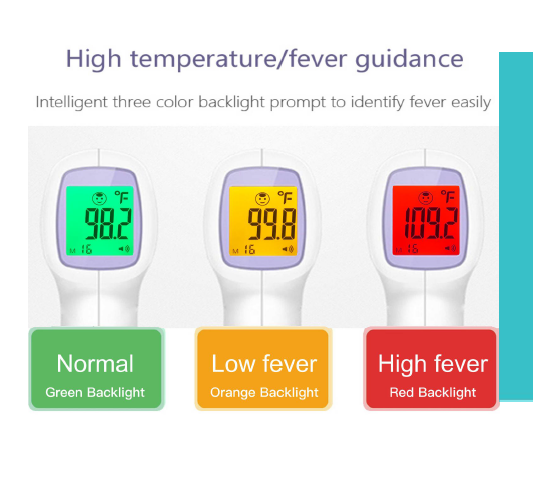 Дети/взрослого измерение температуры термометра 35℃~43℃ 3-5КМ тела контакта не