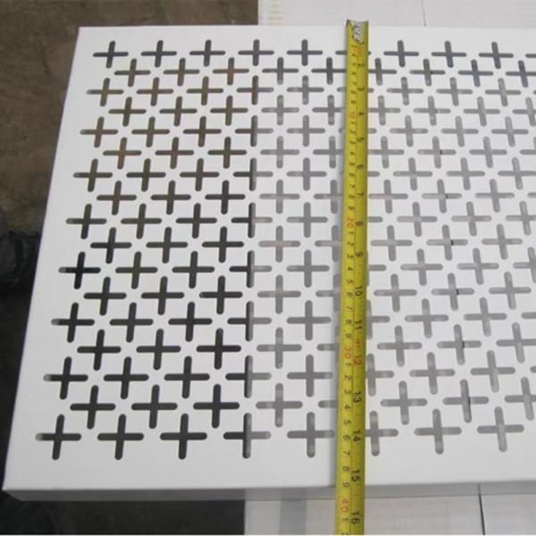 Tôle perforée carrée en aluminium galvanisé de 2 mm, 4 x 8 pieds