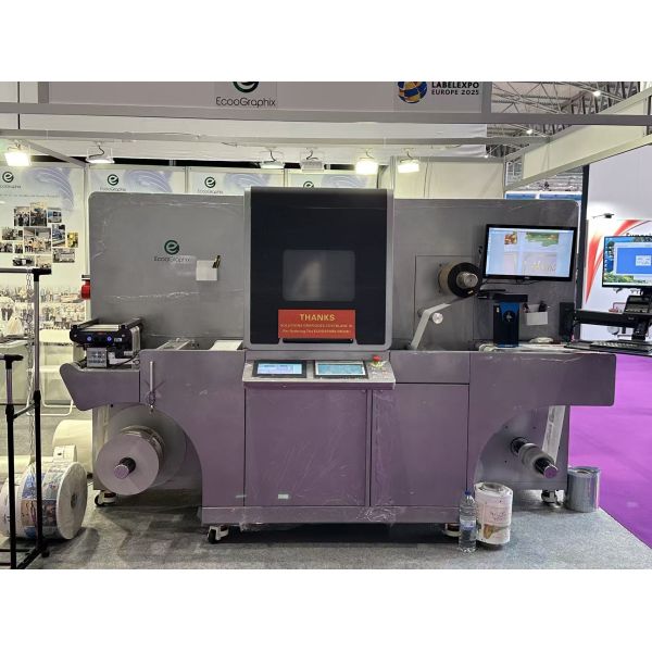 EcooGraphix Digital Label Varnishing And Foil Stamping Machine Label Embellishment Equipment