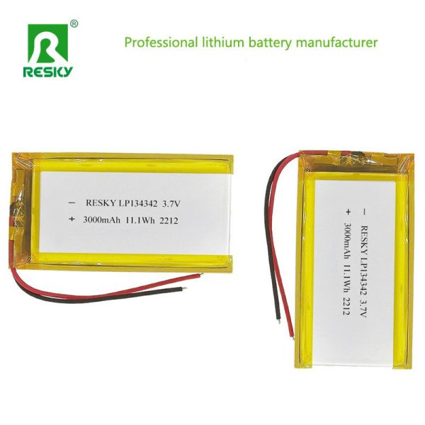 OEM Lithium Battery Cell 134342 3.7v 3000mAh 11.1wh Power Li-ion Polymer Batteries For Portable Speaker