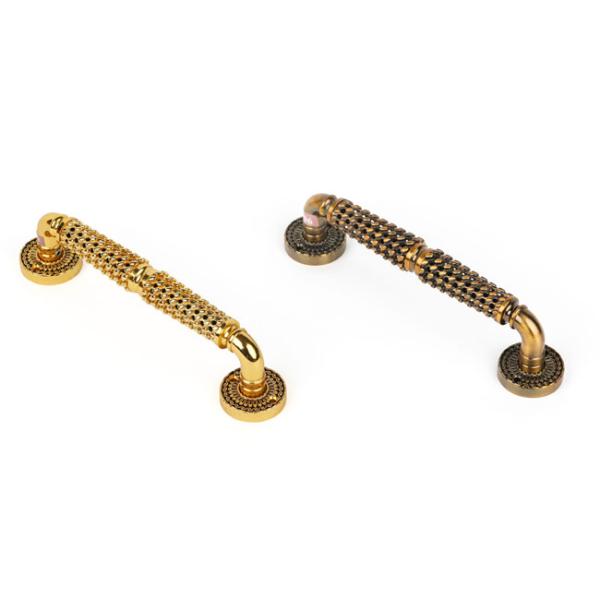 Покрытое золото картины 24K оборудования мебели светлое роскошное флористическое Openwork