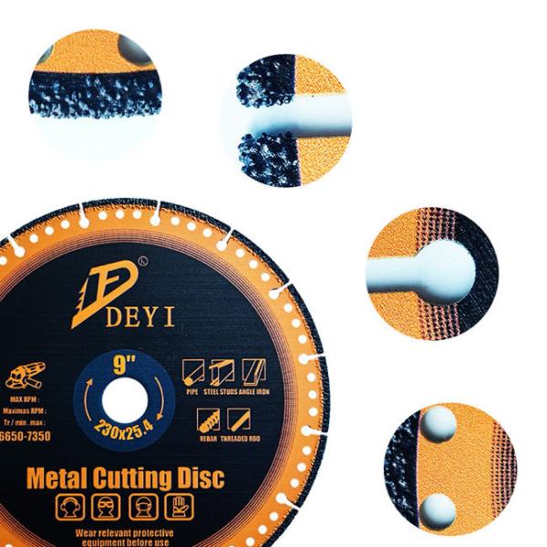 Универсальный каменный вакуум диска 230mm вырезывания диаманта паял