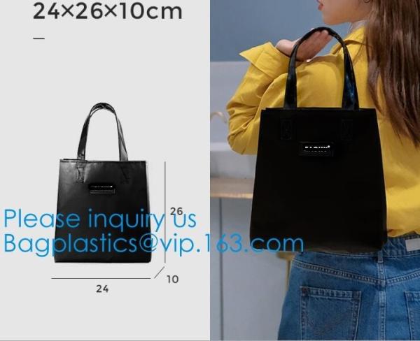 Vintage Tarpaulin Shoulder Bag Fashion Custom Durable Shopping Bag Tarpaulin Bag Washable Tote Dry Bag Cotton Handle