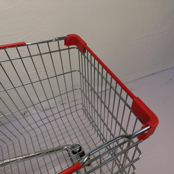 Q195 Steel 240L Store Shopping Cart Supermarket Shopping Trolley SGS Certificate
