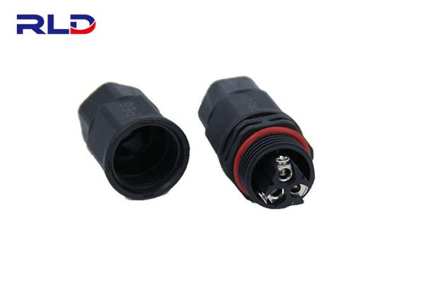 Conector conduzido impermeável do Pin dos conectores exteriores impermeáveis dois da iluminação