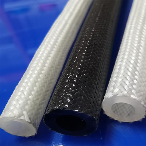 Fireproof Food Grade Outer Braided Silicone Tubing High Pressure Resistant