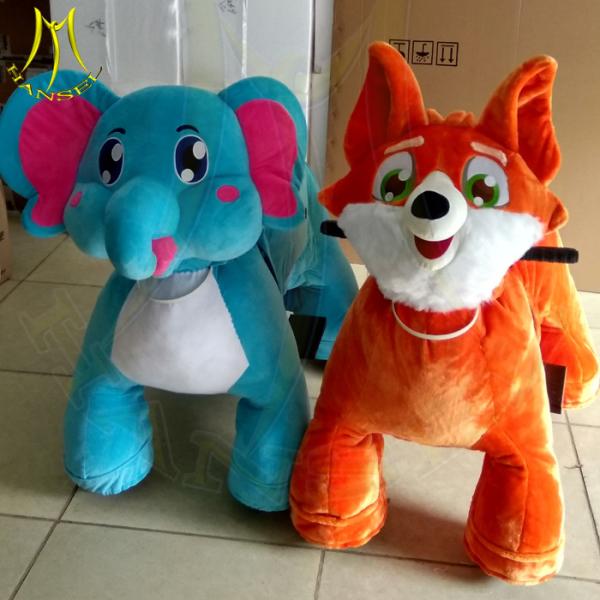 Hansel new products battery operated motorized animals with led light for mall business