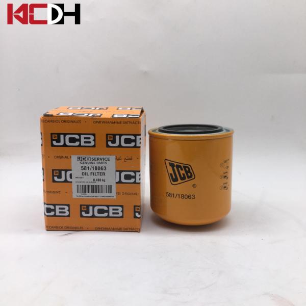 Фильтр для масла 581-18063 коробки передач затяжелителя машинных частей экскаватора Jcb