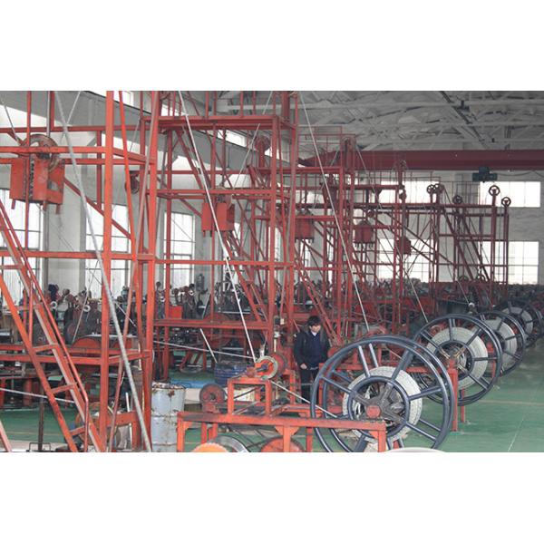 55KN Anti Twisting Steel Braided Rope Breakage Tension For Transmission Line