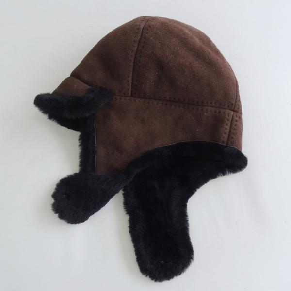 High quality Russian warm sheepskin shearling fur winter hat