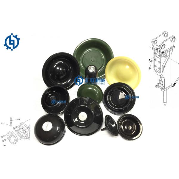 Rubber HP550 Hydraulic Breaker Diaphragm Membrane On Pneumatic Pumps