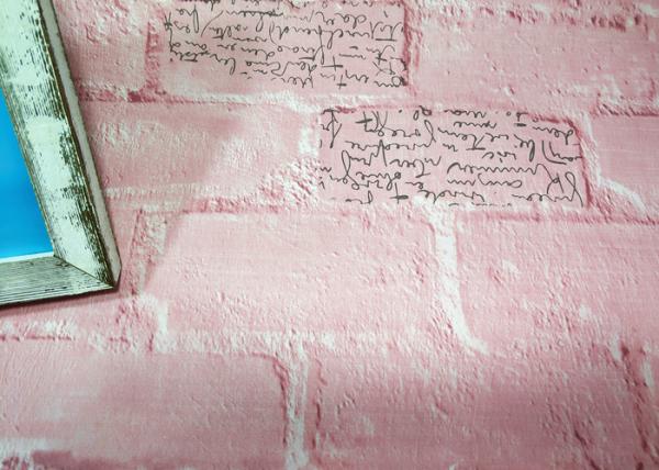 Commercial Brick Decal Wallpaper Multi Color Brick Temporary Wallpaper