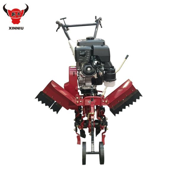 Farm Garden Ditching Power Tiller Mini Cultivator  Latest Design Four Wheels
