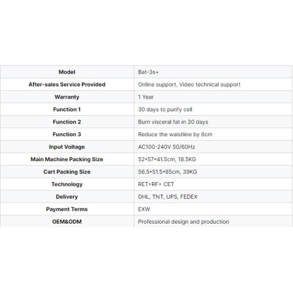 448k + 20k Deepba RF machine de lifting du visage, brûleur de graisse machine de perte de poids soulagement de la fatigue OEM ODM