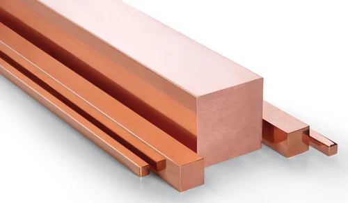 Copper Steel Bar 1/8 1/4 1/2 1/16 Hardness Length 1000-6000mm Customized Shape