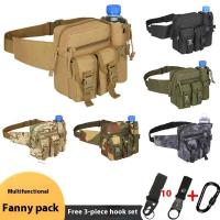 Fanny Pack Homme Sport Multifonctionnel étanche Petit Fanny Pack Bouilloire Sac à main Outdoor Riding Pêche Kit de Voyage
