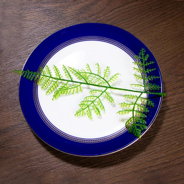 Blue Lifestyle Colorful Porcelain Plates Creative Bowl Ceramic Tableware