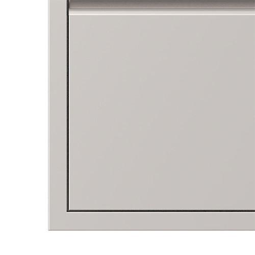 Double Access BBQ Storage Drawers Grill Stainless Steel Built In Island