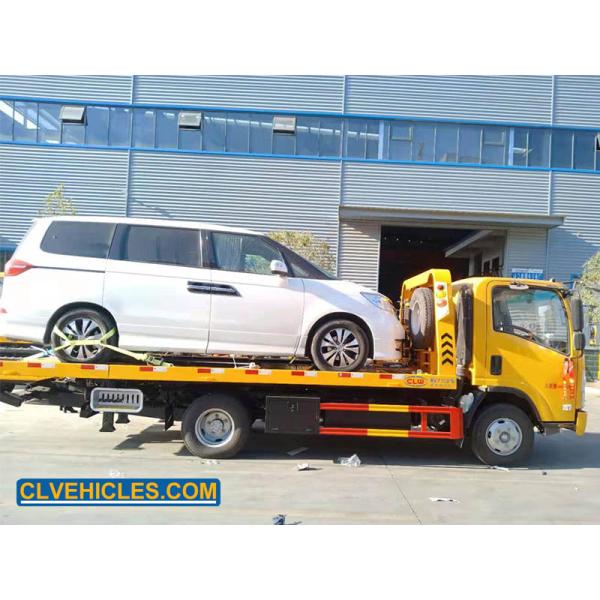 ISUZU ELF 98hp Flat Bed Tow Truck KV100 4200mm 4 ton heavy duty