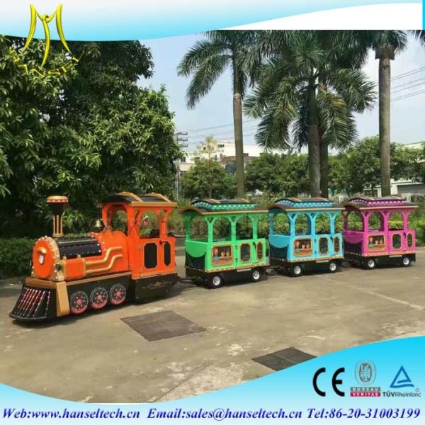 Hansel high quality children electric train train electric amusement kids train for sale battery operated train rides