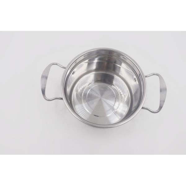 4pcs Cookware Set 17cm Stainless Steel High Pot