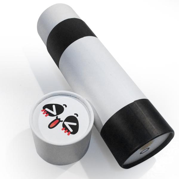 Le tube commode d'emballage de papier brillant a ridé l'impression de boîte pour des cadeaux