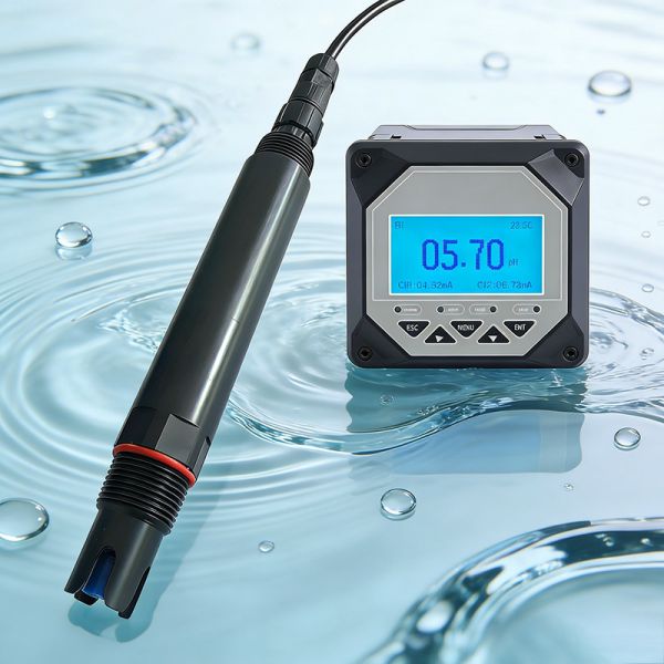 Industrial Grade Online Magnesium Ion Sensor RS-485 Output 0-1000mg/L IP68 Waterproof Water Treatment Water Quality Monitoring