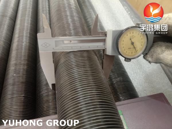 Embedded G Type Fin Tube Base Material ASME B163 Material NO4400 Aluminium For Heat Exchanger Evaporator Raditor