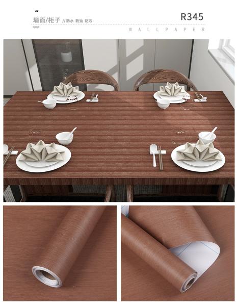 Transform Your Home Decor with Waterproof Vinyl Wood Grain Wallpaper Sticker 60cm * 5m Roll Size