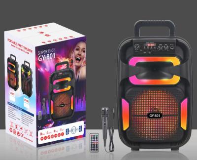 Temeisheng New Big Wireless Bluetooth Portable Trolley HiFi Party Box Speaker