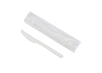 Quanhua Wrapper Fast Food Disposable Biodegradable Spoon Fork Compostable Cornstarch PLA Cutlery Set