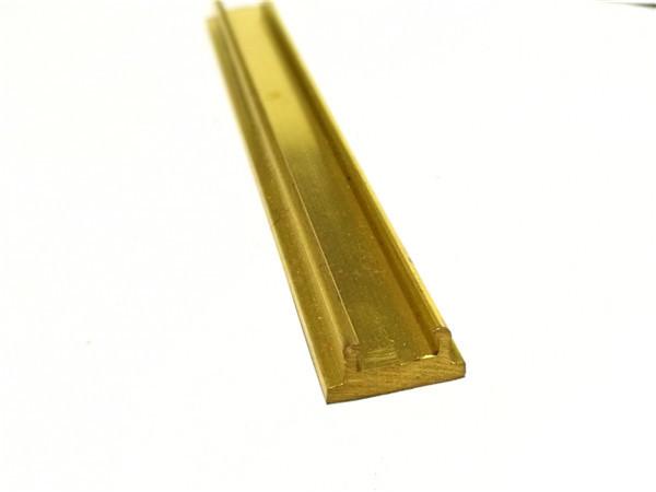 16feet Long C38000 Extruded Brass Profiles For Home Decoration