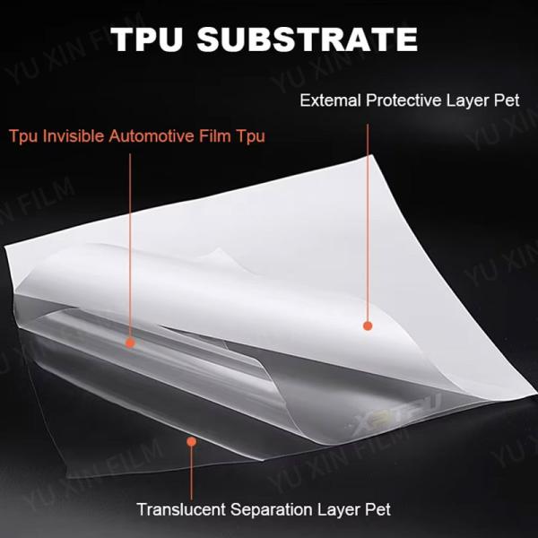 Matte Surface TPU Paint Protection Film Auto Repaired Anti Scratch PPF Car Wrapping Film