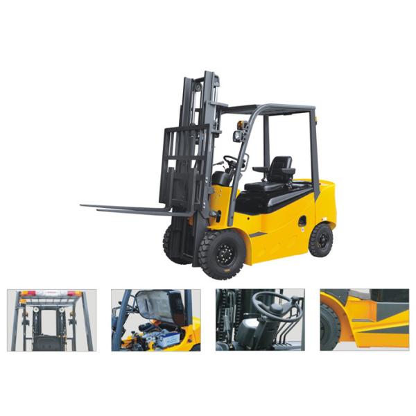 1.5 Ton Small Electric Forklift , 4 Wheel Drive Forklift CE Certification
