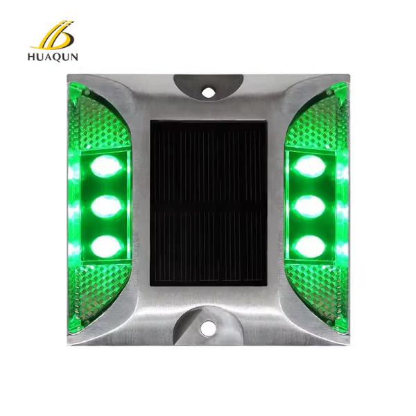Solar Powered LED Road Stud Weather Resistant For Road Safety