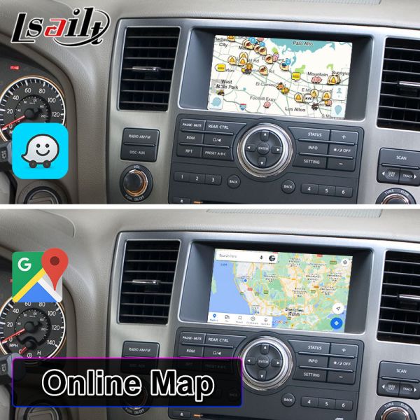 Android Car Video Interface Box for Nissan Armada With Wireless Android Auto Carplay