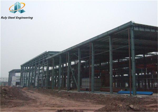 Open Sides Garage Metal Warehouse Steel Structure Building