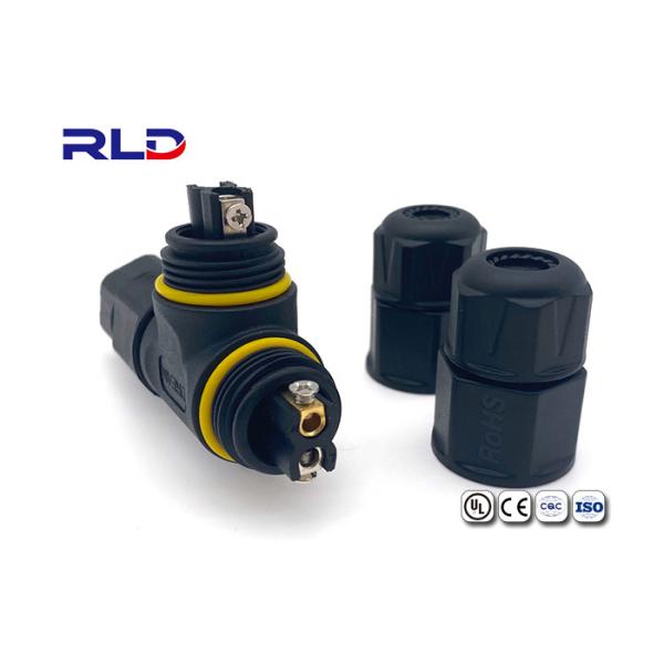 Cable Wire Waterproof Power ConnectorT Type Plug 2 Pin 3 Pin Power Connector
