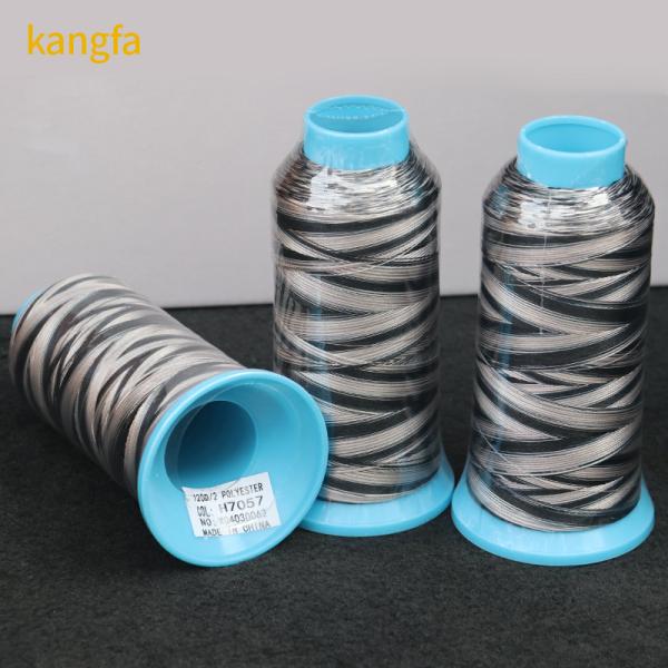El hilo de bordado de la máquina de coser industrial 120d/2 poliéster 100% 4000 yardas en 447 colores