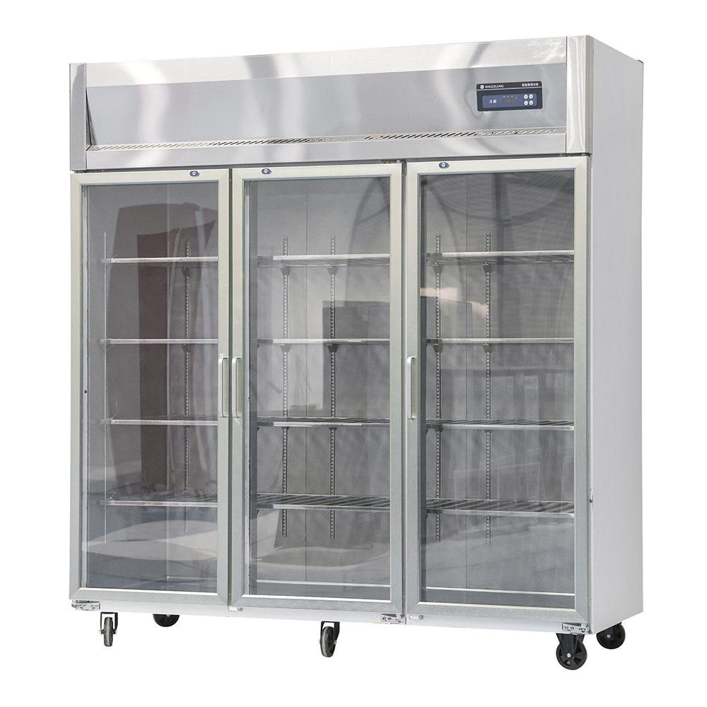 Eco Friendly Stainless Steel Commercial Refrigerator 110V  SS201 Restaurant Refrigerator