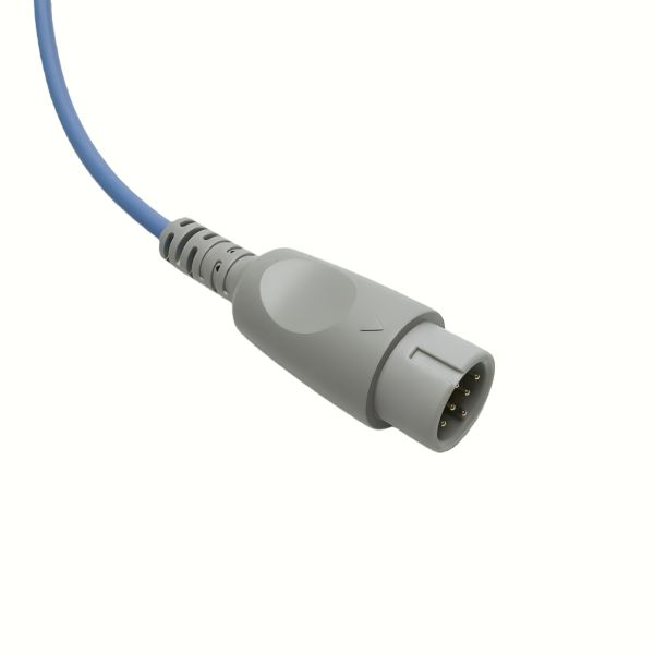 TPU Flow Sensor Cable  Ventilator Accessories Compatible Biolight AnyviewS12 ETC02 Cable