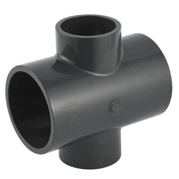 Gray PVC UPVC CPVC Pipe Fittings Plastic DIN JIS ANSI Pn16 for Water Supply