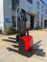 Elevador doble de 1 tonelada 1.6m 2m 2.5m 3m Paseo eléctrico en el apilador de paletas