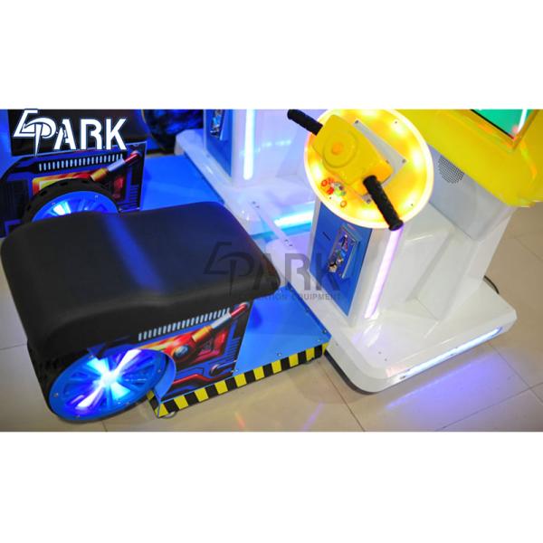 Blond Children Amusement Video Arcade Racing Simulator / Electronic Game Machine