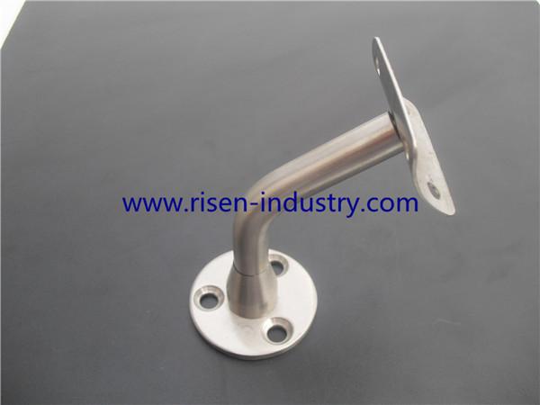 stainless steel Handrail bracket wall to rail connector RS307, finishing satin or mirror