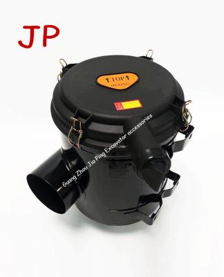 E320B 320D Carter Air Filter Housing Excavator limpador de ar preto