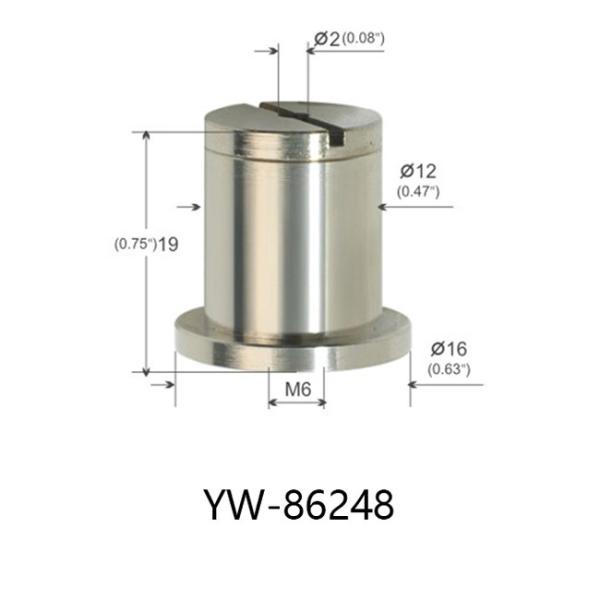 Brass Wire Rope Ceiling Attachment Parts Hemispherical With Groove YW86248