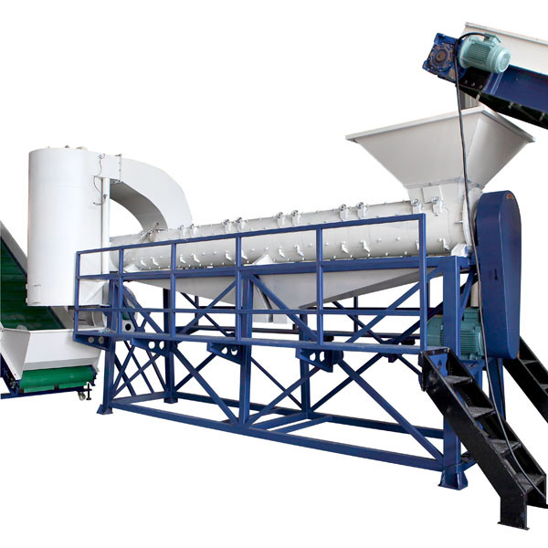 Línea de lavado de botellas de PET racionalizada 490kw Máquina de reciclaje de plástico industrial 500 - 3000kg/h