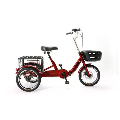 16 Inch Mini Cargo 3 Wheel Tricycle Beautiful Design Carbon Steel