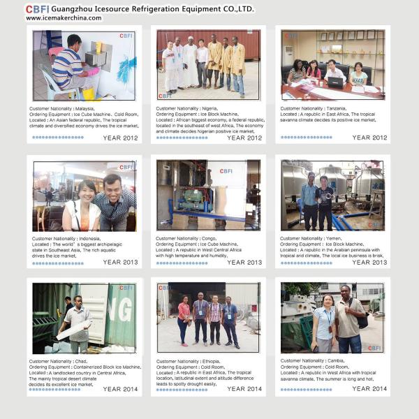 Siemens PLC Control System Tube Ice Machine With LG Electric Accessories